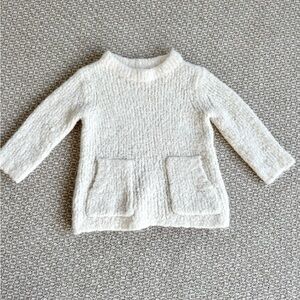 Crewcuts Cream Boucle Knit Sweater